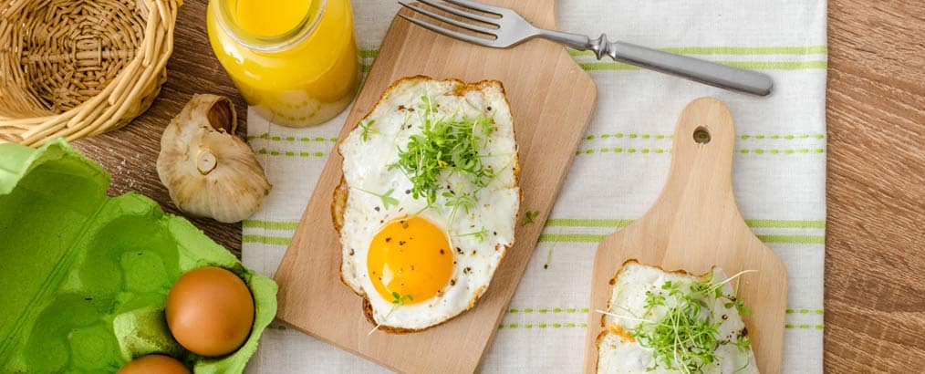 Een gezond ontbijt met veel eiwitten